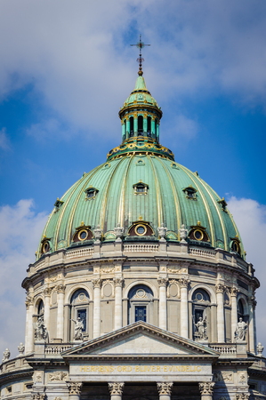 Frederik's Church (Marble Church), an Evangelical Lutheran church in Copenhagen, Denmark.の写真素材