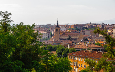 Segovia, a medieval city in the region of Castile and Leon, Spain.