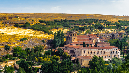 Monastery of Saint Mary of Parral (Monasterio de Santa María del Parral), a Roman Catholic monastery of the Order of Saint Jerome just outside the walls of Segovia, Spainのeditorial素材