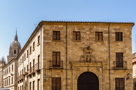 Architecture of the Old City of Salamanca.の写真素材