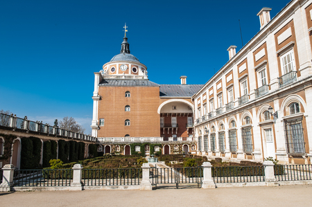 Royal Palace of Aranjuez, a residence of the King of Spain, Aranjuez, Community of Madrid, Spain. UNESCO World Heritageのeditorial素材