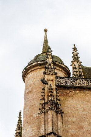 Segovia Cathedral, a Roman Catholic religious church in Segovia, Spain.の写真素材