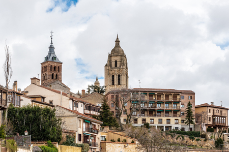 Old Town of Segovia, Spainの写真素材