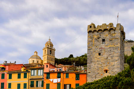 Porto Venere, Italy. Porto Venere and the villages of Cinque Terreの写真素材