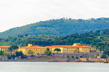 Architecture of La Spezia, Italy.の写真素材