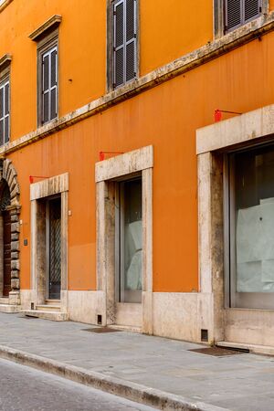 Architecture of the Old Town of Perugia, Umbria, Italyの写真素材