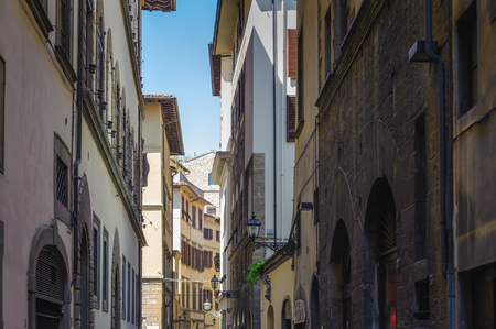 Street in Florence, Italyの写真素材