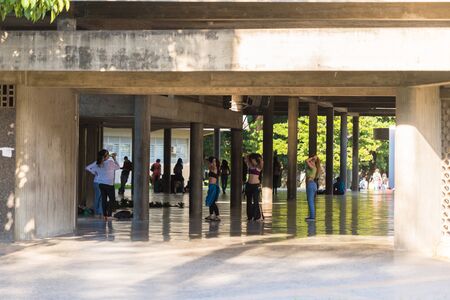 CARACAS, VENEZUELA - NOV 20, 2013: University of Caracas. Full name is Santiago de Leon de...