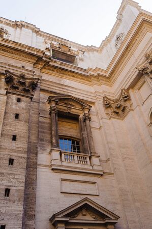 Wall of the Saint Peter's Basilica in Vatican