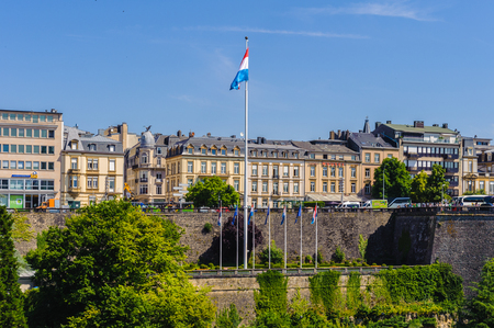 Constitution Square, Luxembourg Cityのeditorial素材