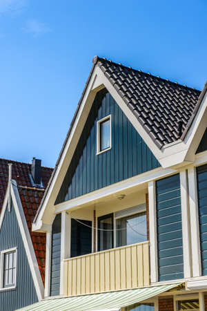 Architecture of Volendam, North Holland, Netherlands