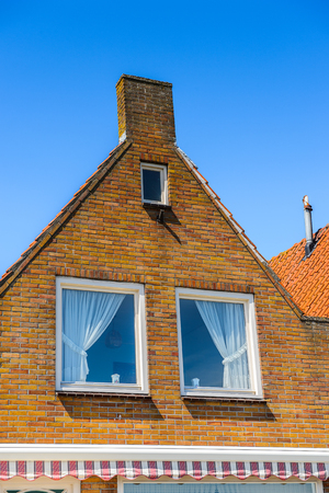 Architecture of Volendam, North Holland, Netherlandsの写真素材