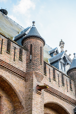 Part of The Ridderzaal in Binnenhof,The Hague,Netherlands.のeditorial素材