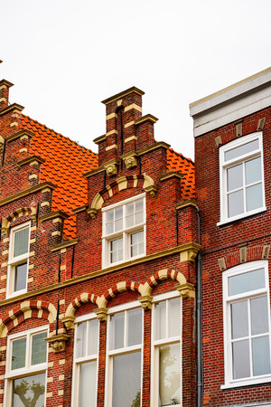 Historic center of Haarlem, Netherlandsの写真素材