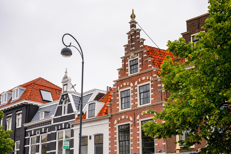 Historic center of Haarlem, Netherlandsのeditorial素材