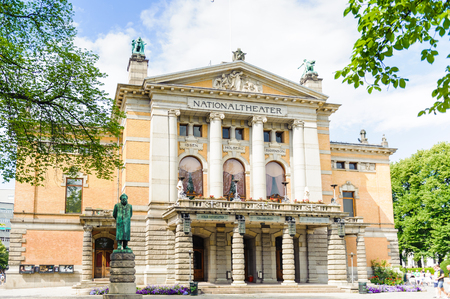 National theater, Oslo, Norwayのeditorial素材