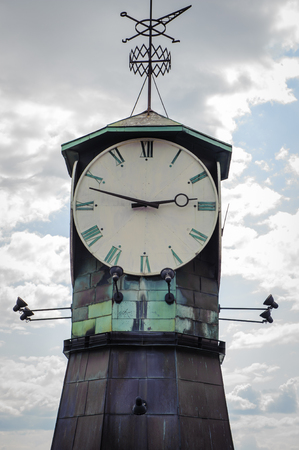 Clock on the pier of Oslo