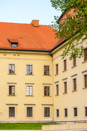 Part of the Wawel Royal Castle in Krakow, Polandのeditorial素材