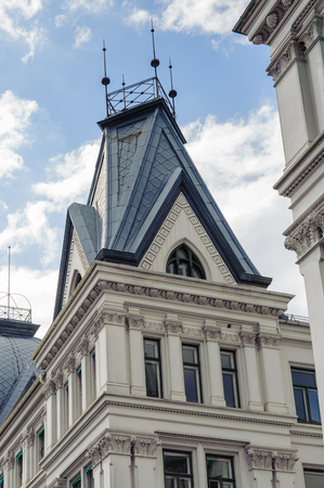 Downtown architecture of Oslo, Norwayの写真素材