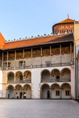 Wawel Royal Castle in Krakow, Polandのeditorial素材
