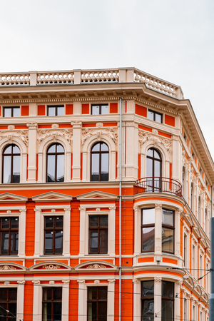 Architecture of the historic part of Wroclaw , Poland.の写真素材