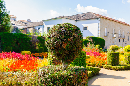 Santa Barbara gardens of Braga, Portugal.のeditorial素材
