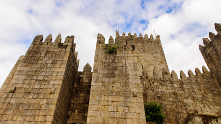 Guimaraes castle, Portugal.のeditorial素材