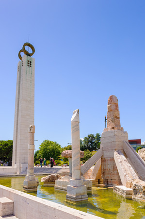 Landmark in Lisbon, Portugalのeditorial素材