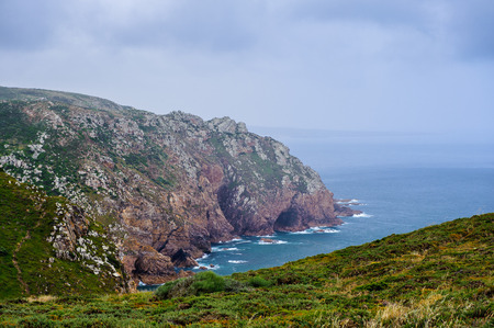 Nature of Cabo da Roca, the westernmost extent of continental Europeの写真素材