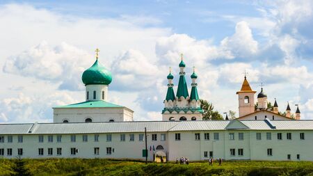 Landscape of the Alexander-Svirsky Monastery, Leningrad area, Russiaのeditorial素材