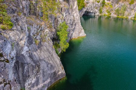 Nature landscape of the river and rockの写真素材