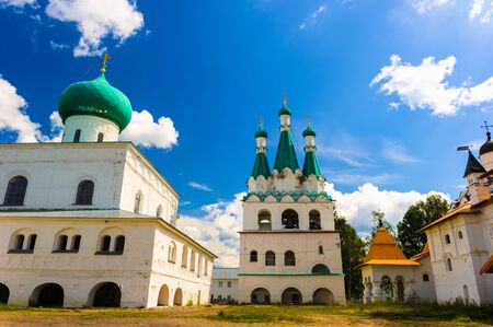 Landscape of the Alexander-Svirsky Monastery, Leningrad area, Russia