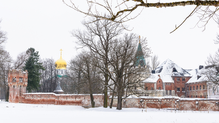 Refectory of the Fedorov town, complex of buildings in the town of Pushkin, near St.Petersburg, Russiaの写真素材