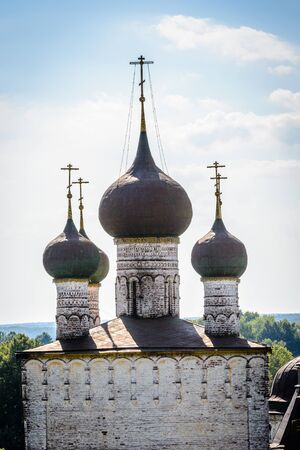 Chapels of the Borisoglebskiy monastery, Yaroslavl region. "Golden ring" of Russiaのeditorial素材