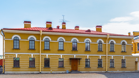 Coin yard on the territory of Peter and Paul fortress, St. Petersburgのeditorial素材