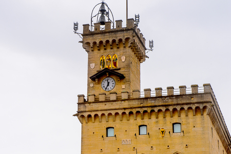 Palazzo Pubblico of San Marino,のeditorial素材