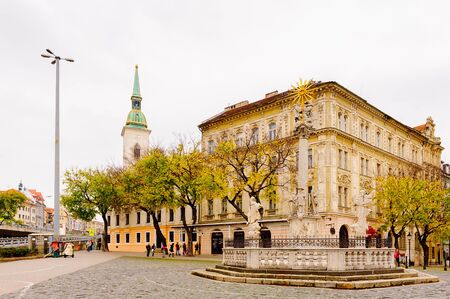 Central Square of Bratislava, Slovakiaのeditorial素材