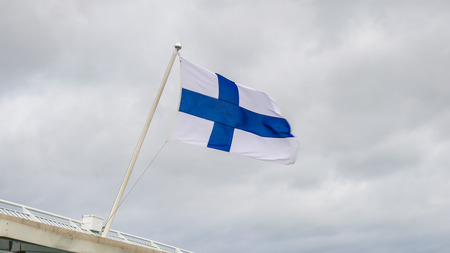 Finnish flagの写真素材