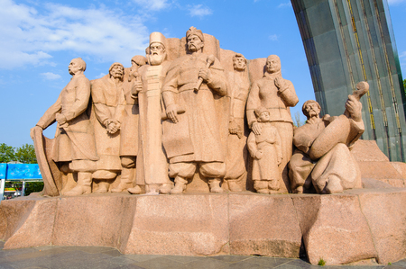 Monument to Union of the Russian and Ukrainian nations in Kievのeditorial素材