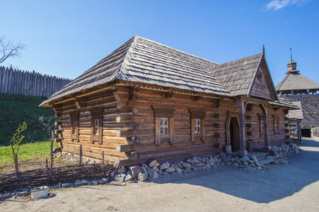 Cossacks house of the Zaporozhskaya Sichの写真素材