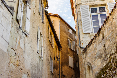 Medieval architecture of the Old Town, Perigueux, France.のeditorial素材