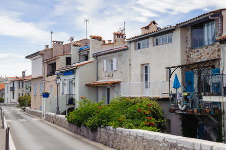 Old town of Antibes, Cote d'Azur, France. Antibes was founded as a 5th-century BC Greek colony and was called Antipolisのeditorial素材