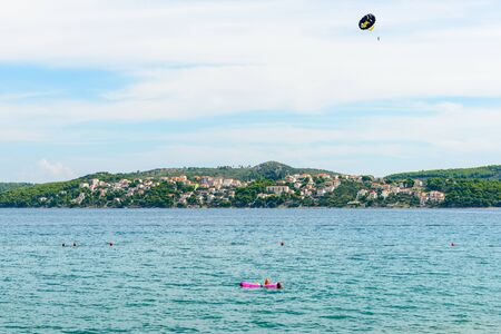 Nature of Croatia, mountains and Adriatic Seaの写真素材