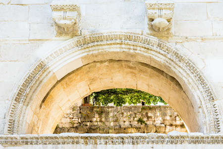 Architecture of the Historical Complex of Split, Croatiaの写真素材