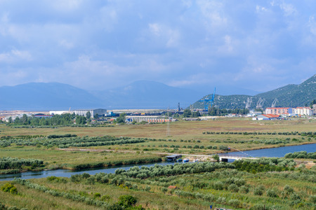 Nature of Croatia, mountains and Adriatic Seaの写真素材