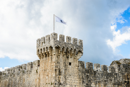 Kamerlengo (Gradina Kamerlengo), a castle and fortress in Trogir, Croatia. It was built by the Republic of Veniceのeditorial素材