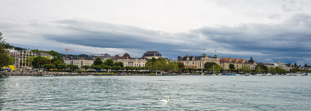Lake of Zurich, Switzerlandの写真素材