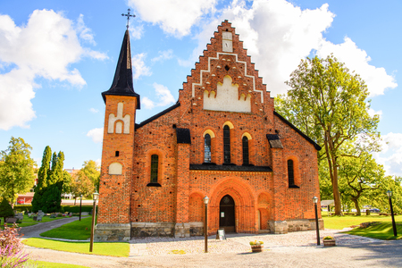 St. Mary's Church (Mariakyrkan), Sigtuna, Sweden.の写真素材