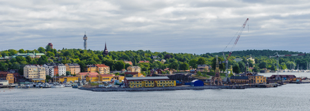 Stockholm, the capital of Swedenの写真素材