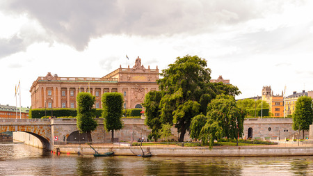palace in Stockholm, Swedenのeditorial素材